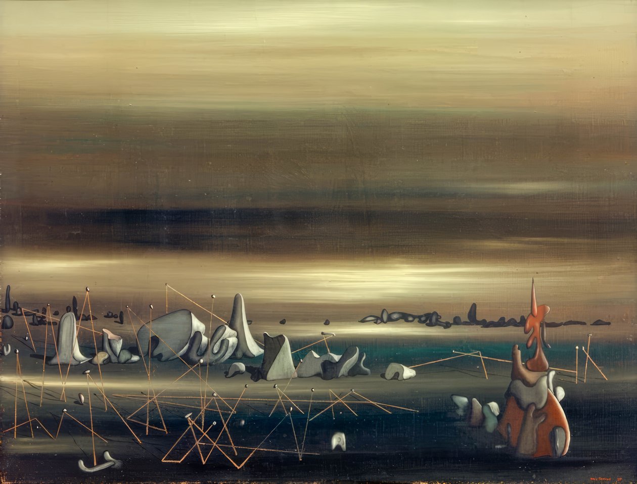 A párhuzamok találkozási pontja alkotó: Yves Tanguy