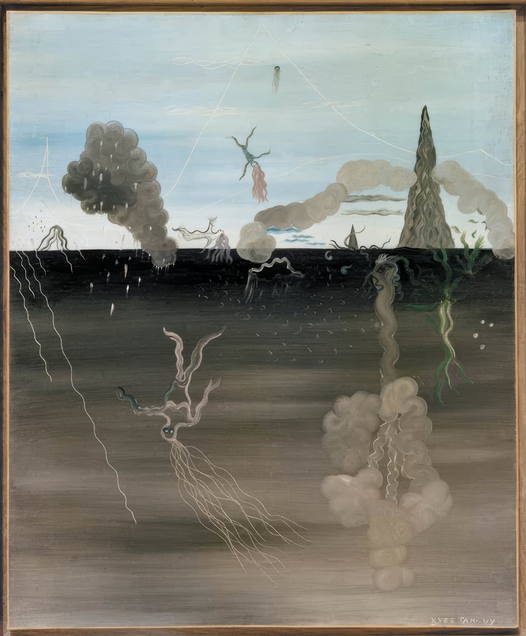 Második üzenet II alkotó: Yves Tanguy