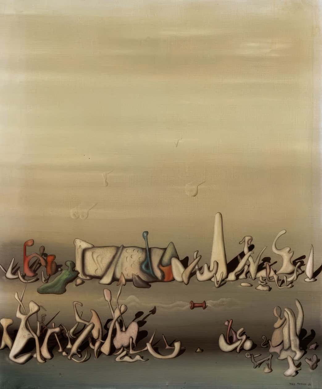 A fű és a szél között alkotó: Yves Tanguy