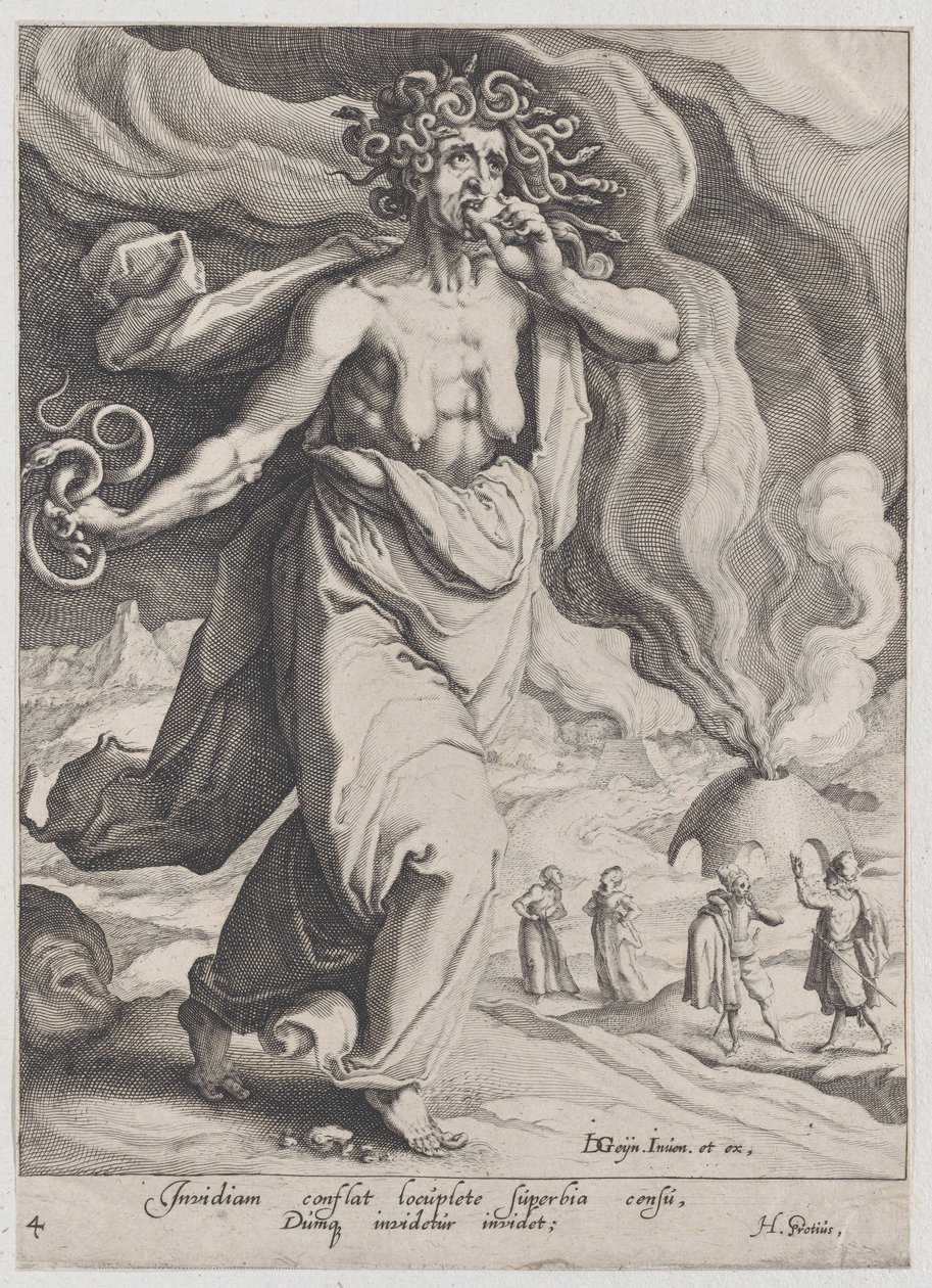 Irigység, erényekből és bűnökből, 1596-97., 1596-97. alkotó: Zacharias Dolendo