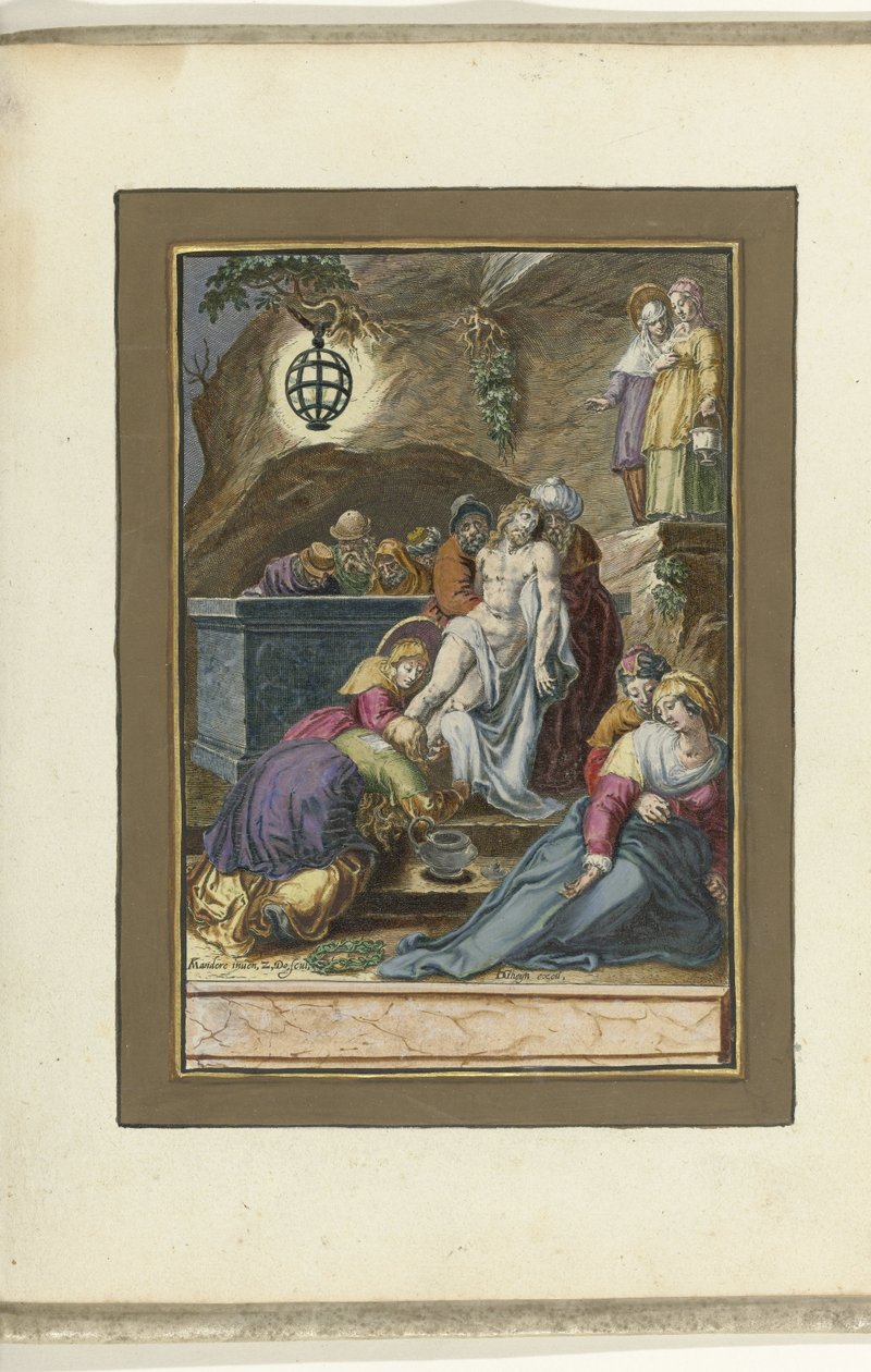 Elföldelés Krisztus szenvedése (sorozat címe) alkotó: Zacharias Dolendo