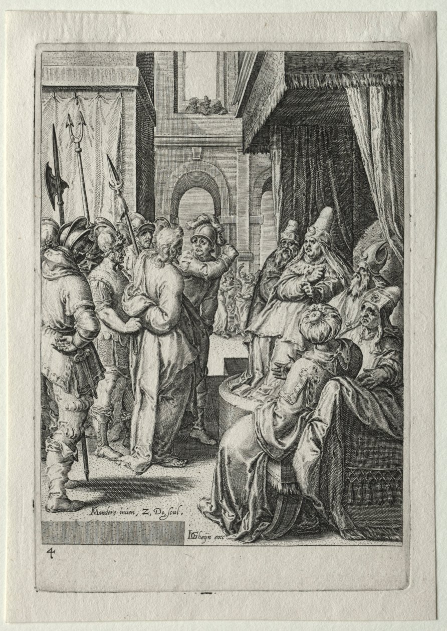 Passion Set:  Krisztus Heródes előtt alkotó: Zacharias Dolendo