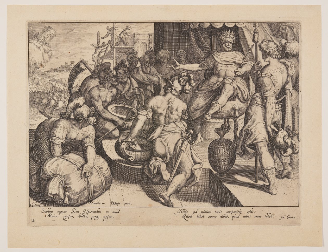 A király, a The Powers that Rule the World (A világot uraló hatalmak) című könyvből. alkotó: Zacharias Dolendo