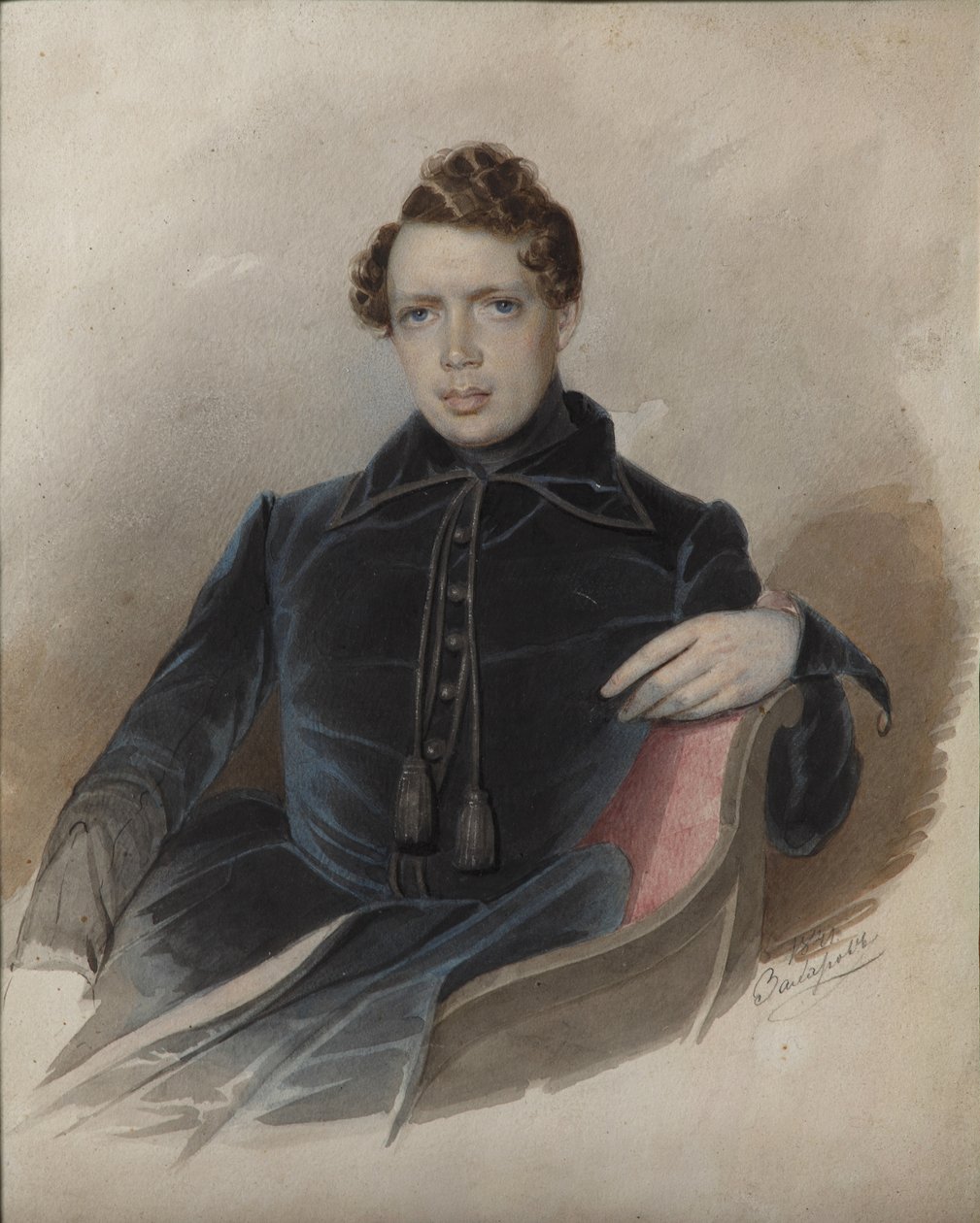 Andrej Nyikolajevics Muravjov portréja 1806-1874, 1841 alkotó: Zakharov