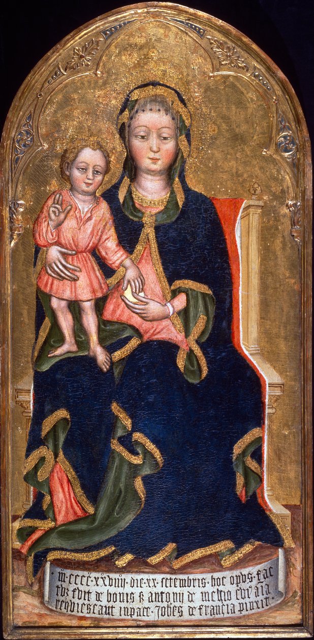 Madonna és gyermek (festmény) alkotó: Zanino di Pietro
