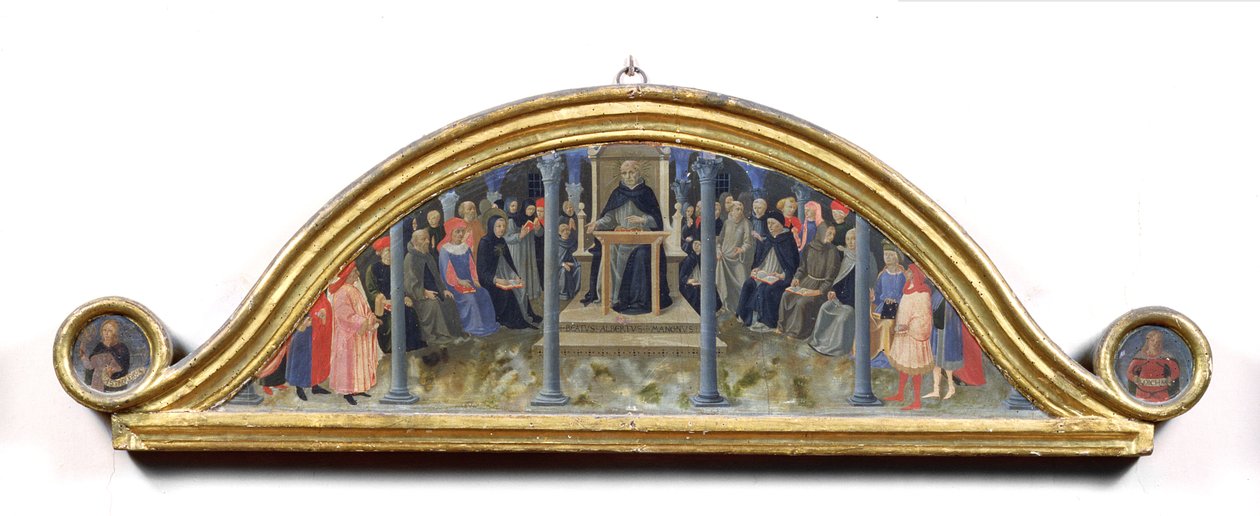 Aquinói Szent Tamás tanítása alkotó: Zanobi di Benedetto Strozzi