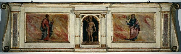 Oltári predella a San Barnaba templomból (tempera, tábla) alkotó: Zanobi Poggini