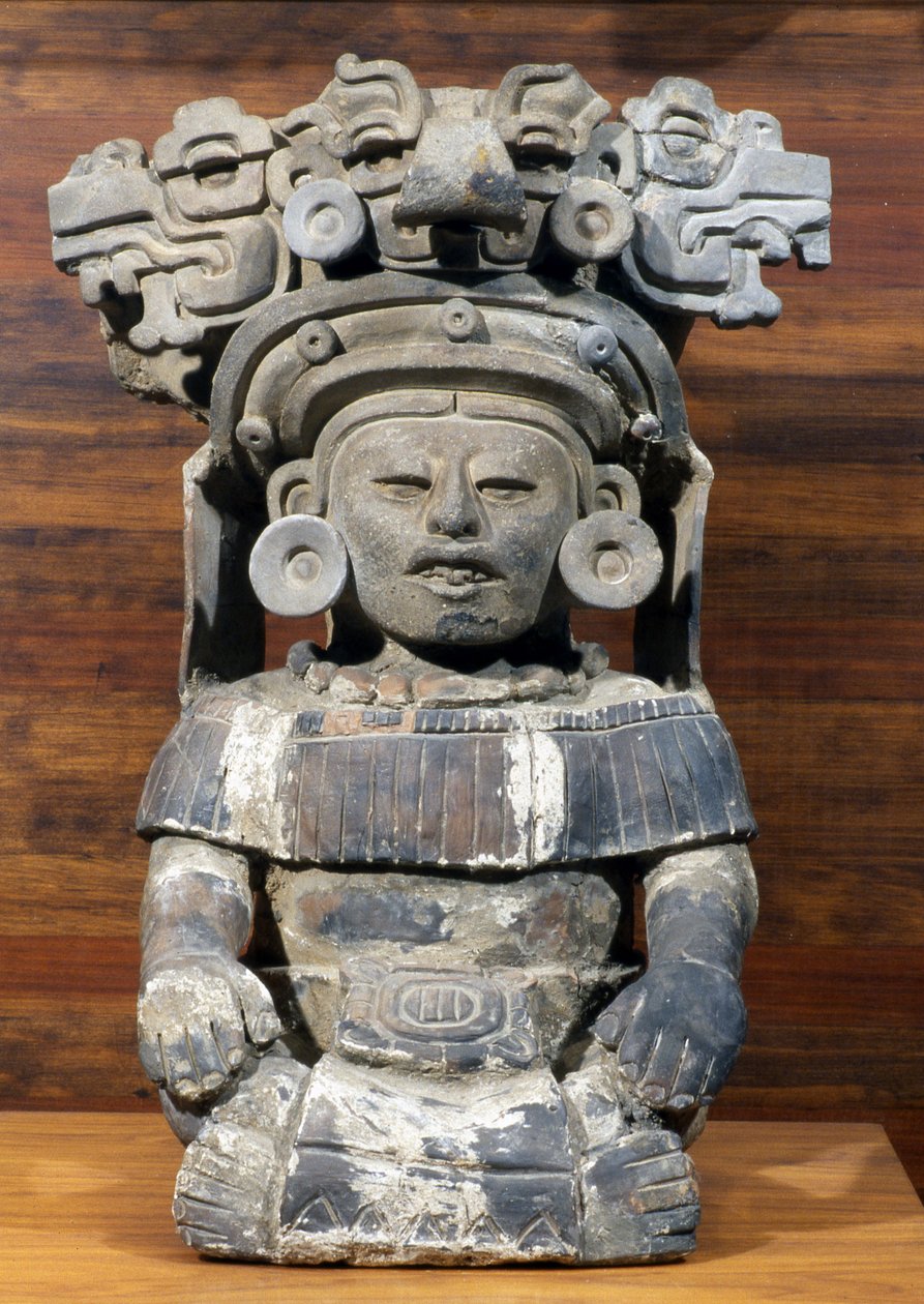 Temetkezési urna, klasszikus korszak alkotó: Zapotec