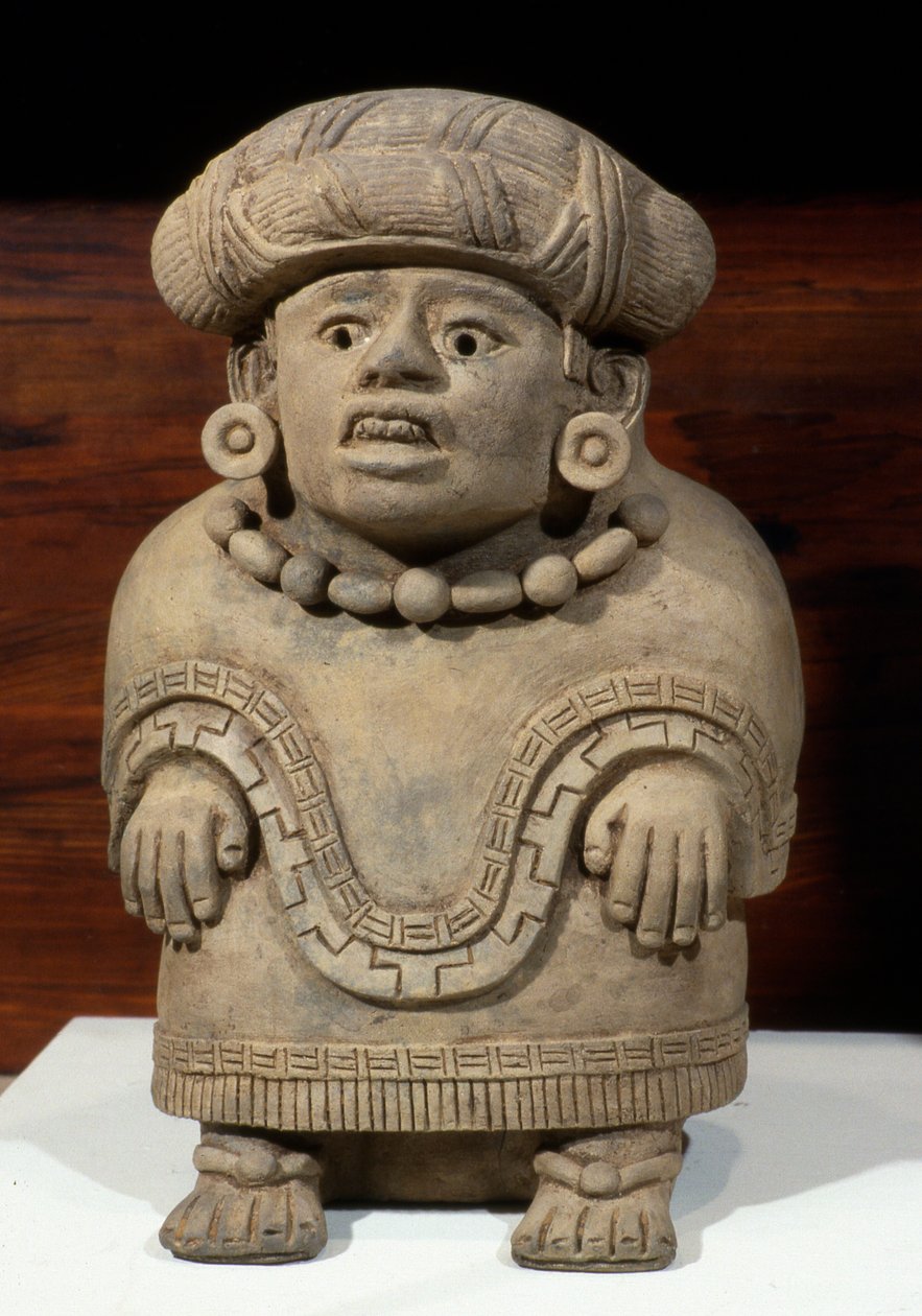 Temetkezési urna, késő klasszikus kor (Kr. u. 700-1000) (kerámia) alkotó: Zapotec