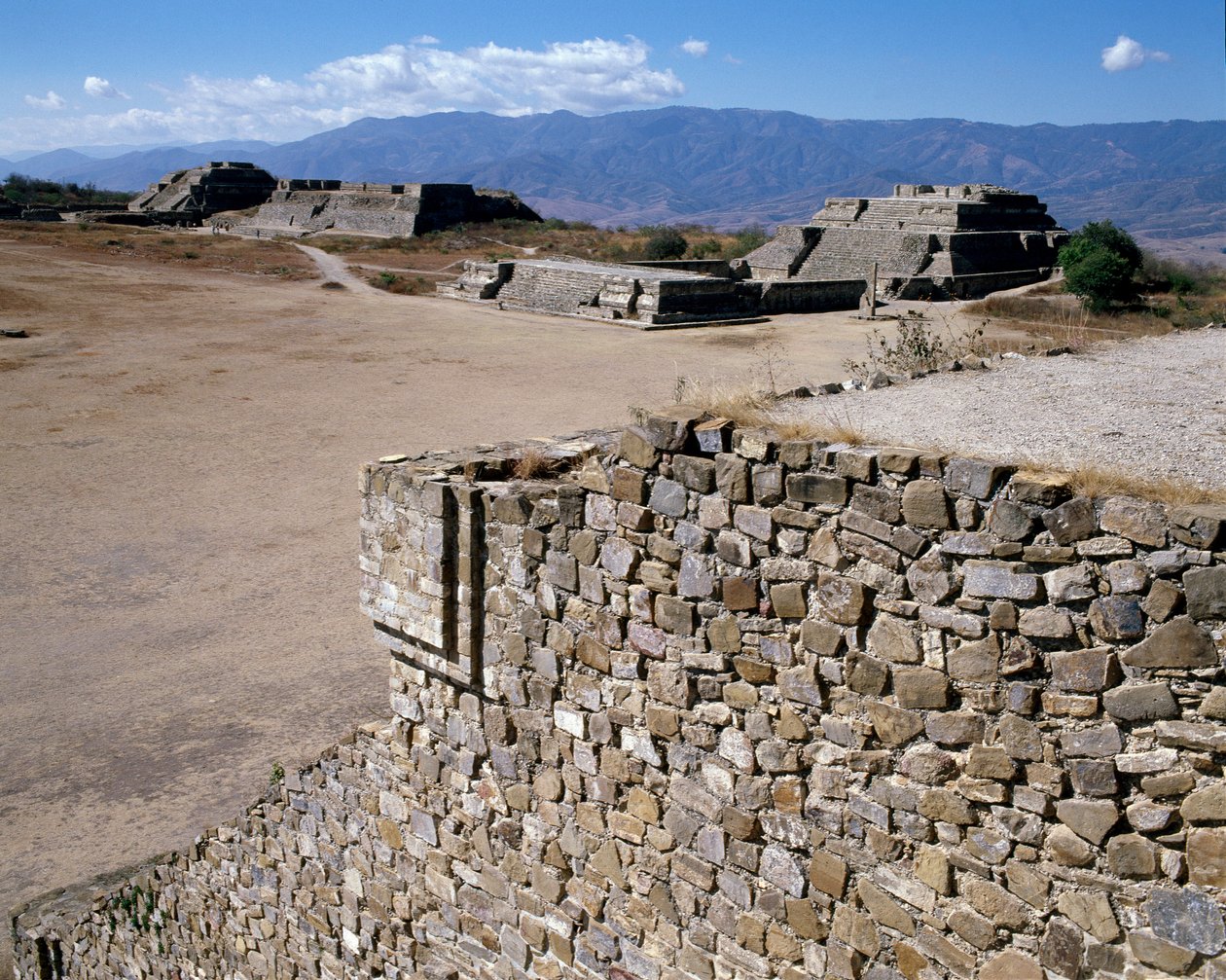 Nézet a System IV-ről (i.e. 500-850) alkotó: Zapotec Zapotec