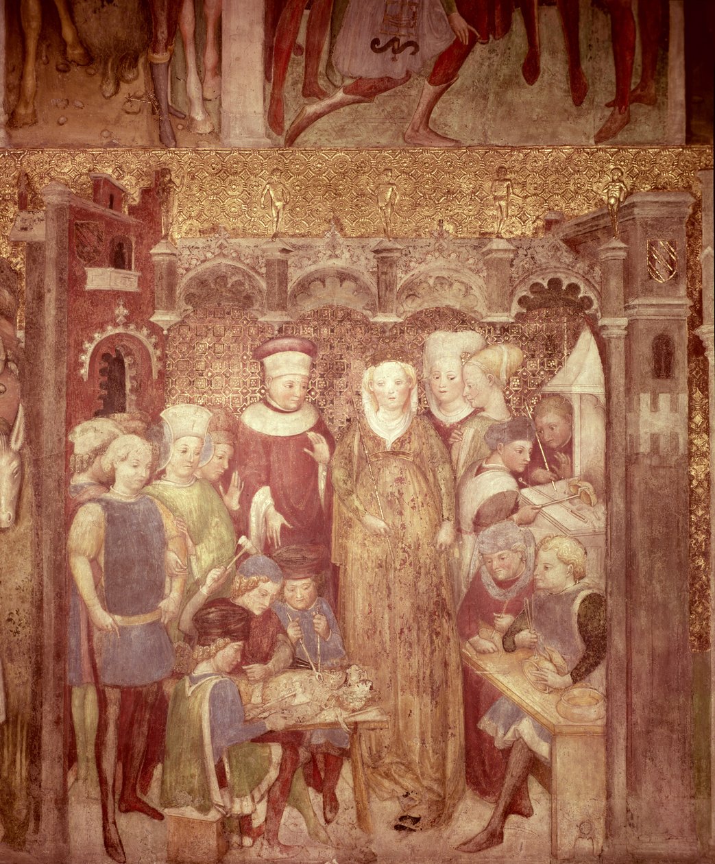 Theodolinda langobardok királynő történetei alkotó: Zavattari Family
