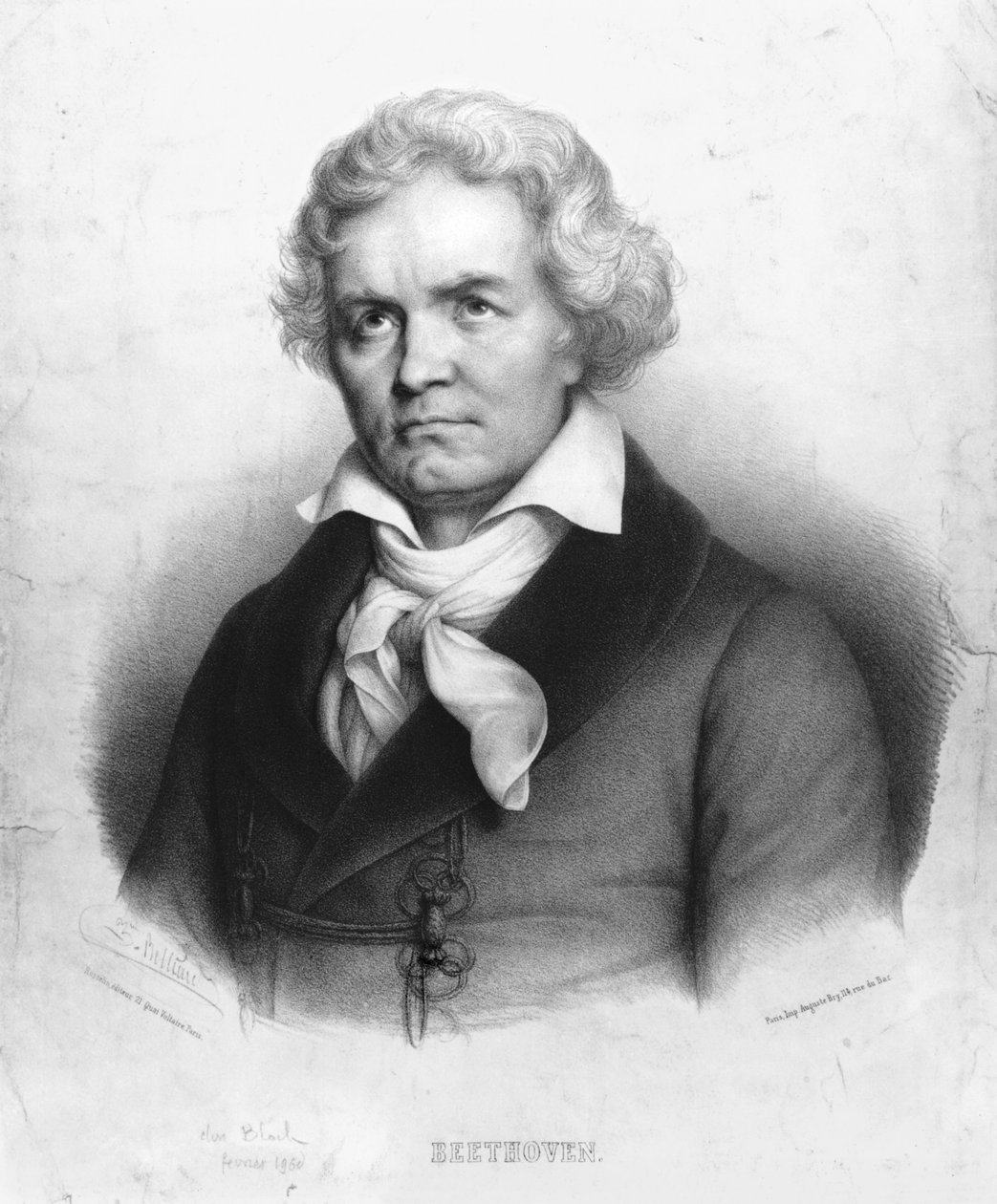 Ludwig van Beethoven (1770-1827) alkotó: Zephirin Felix Jean Marius Belliard