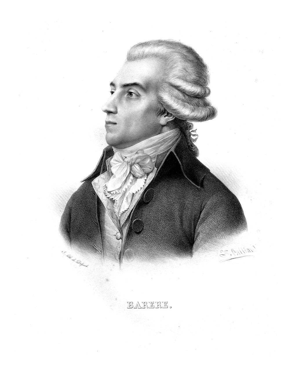 Bertrand Barere, 1820-as évek alkotó: Zephirin Felix Jean Marius Belliard
