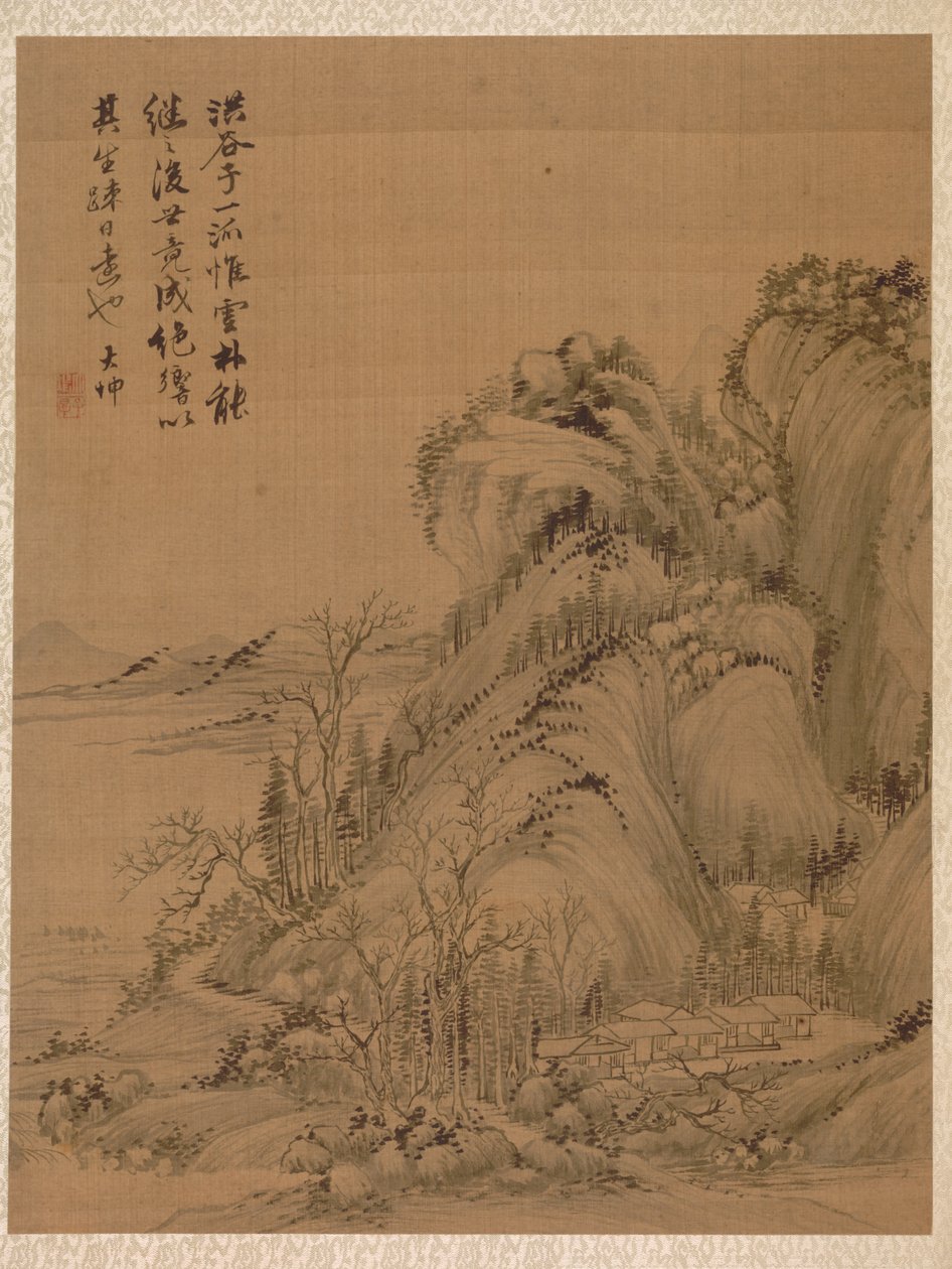 Táj Ching Hao stílusában, 1775. alkotó: Zhai Dakun
