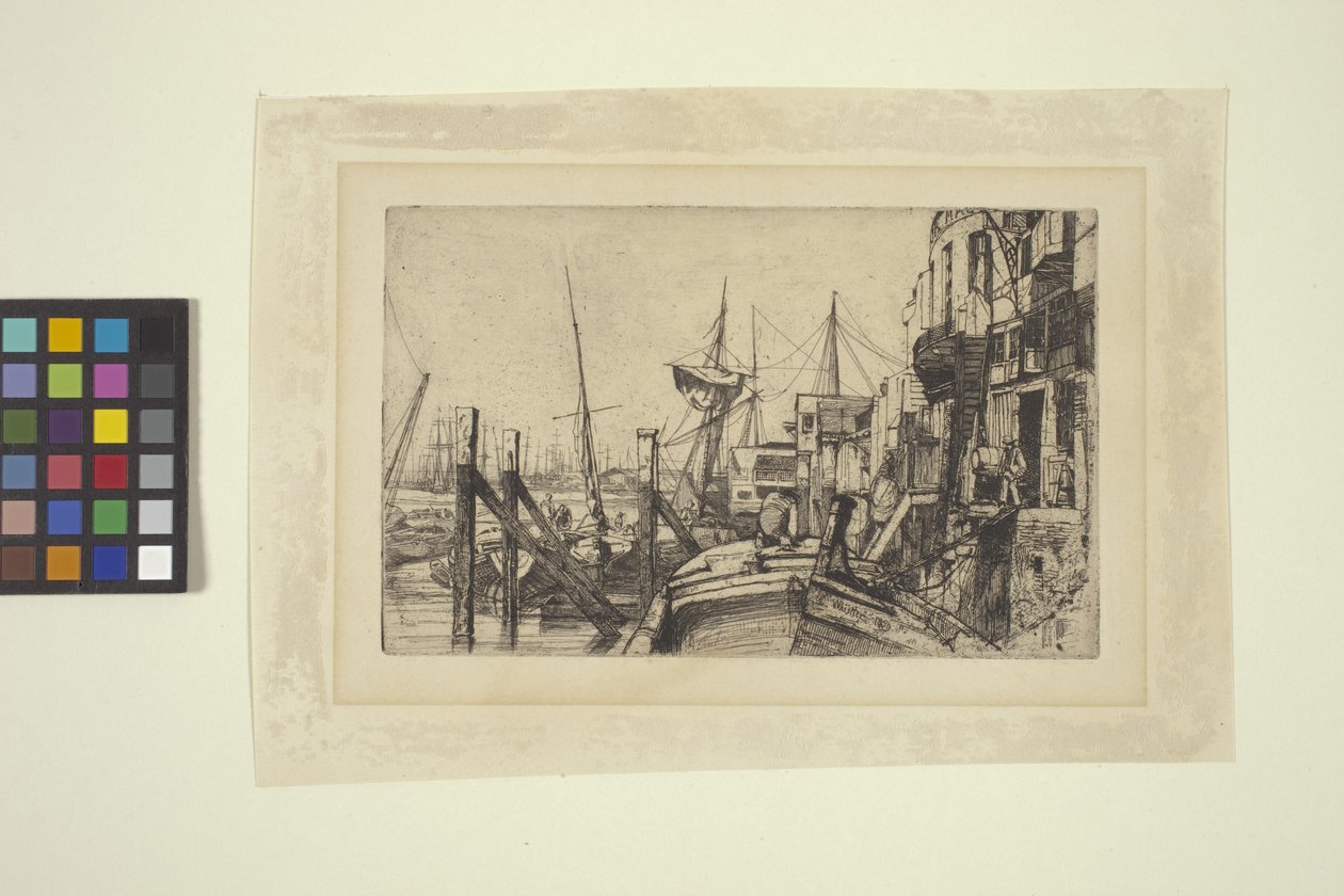 Limehouse (rézkarc) alkotó: Zhao Mengfu Chao Meng Fu or