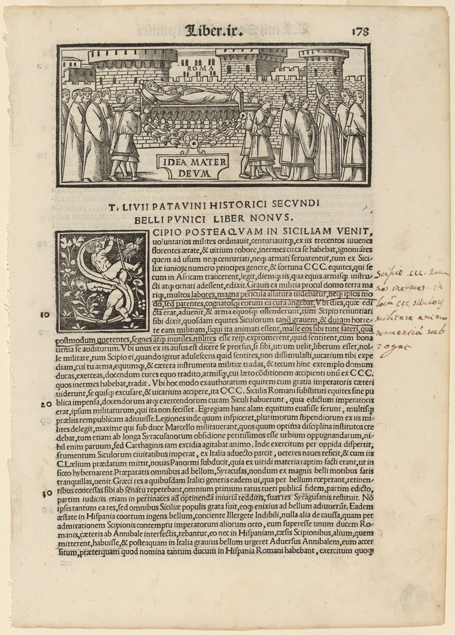 Oldal a Livius Historiabum Libri-ből alkotó: Zoan Andrea