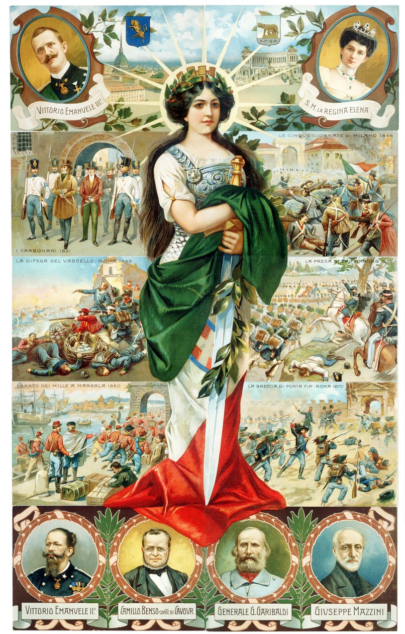 OLASZORSZÁG ALLEGÓRIA TURRITA 1911 alkotó: . .