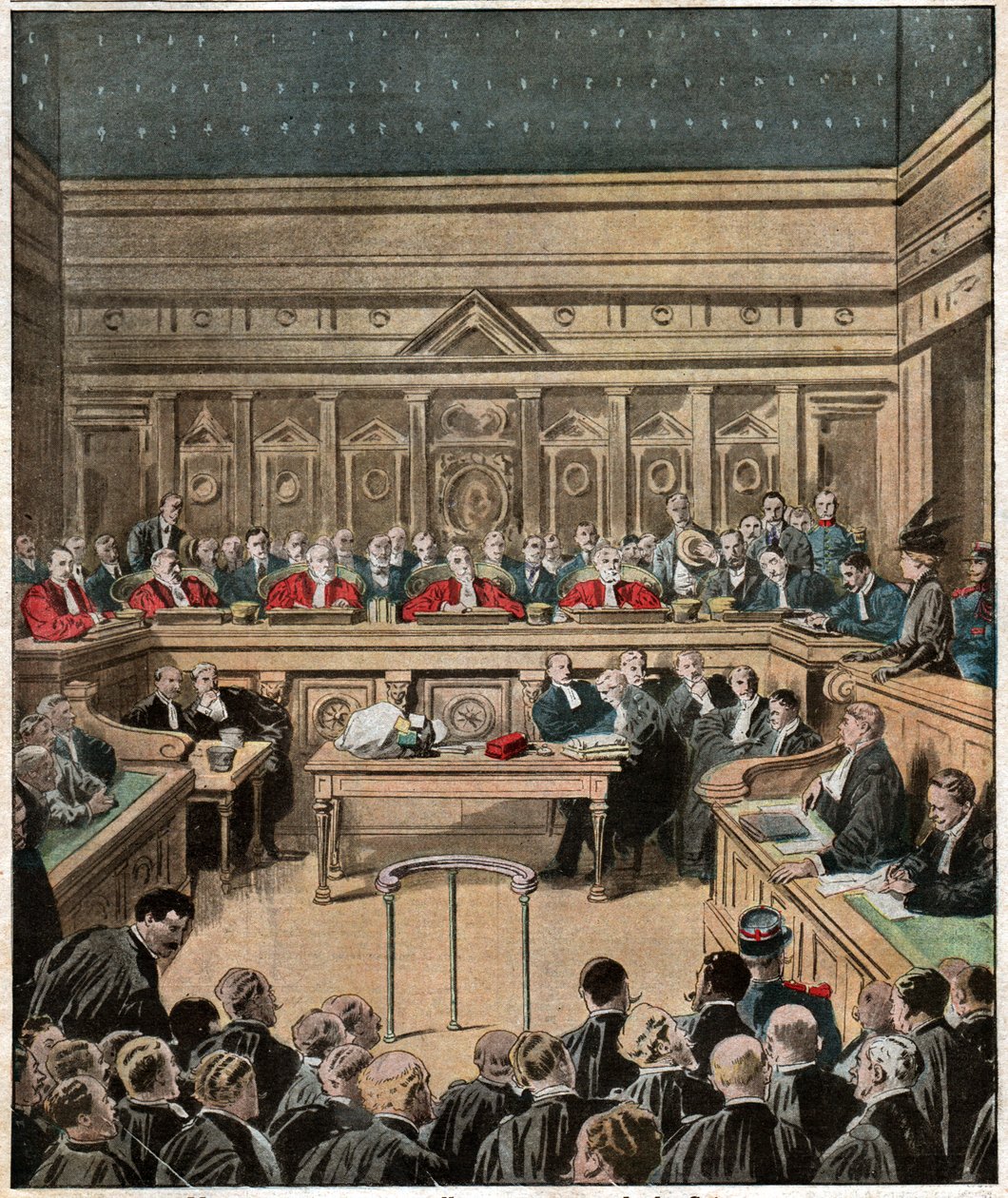 Affaire Caillaux. Caillaux-ügy. alkotó: Ferdinand Georg Waldmuller