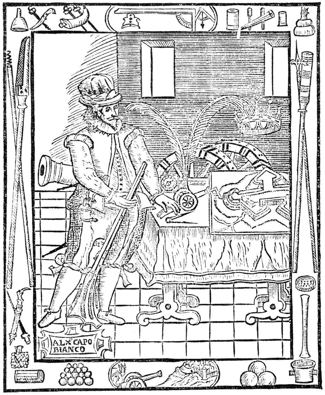 Alessandro Capo Bianco, olasz hadmérnök alkotó: Ferdinand Georg Waldmuller