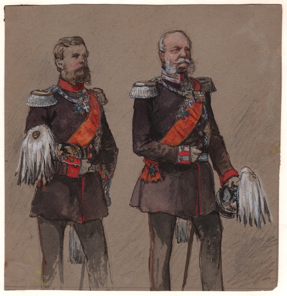 II. Sándor orosz és II. Vilmos porosz alkotó: . .