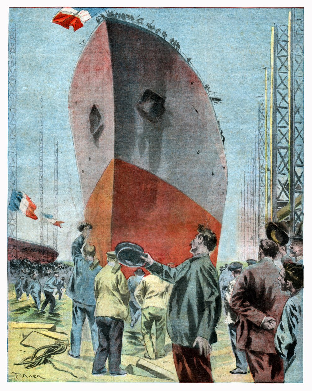 Le Jean Bart csatahajó alkotó: . .