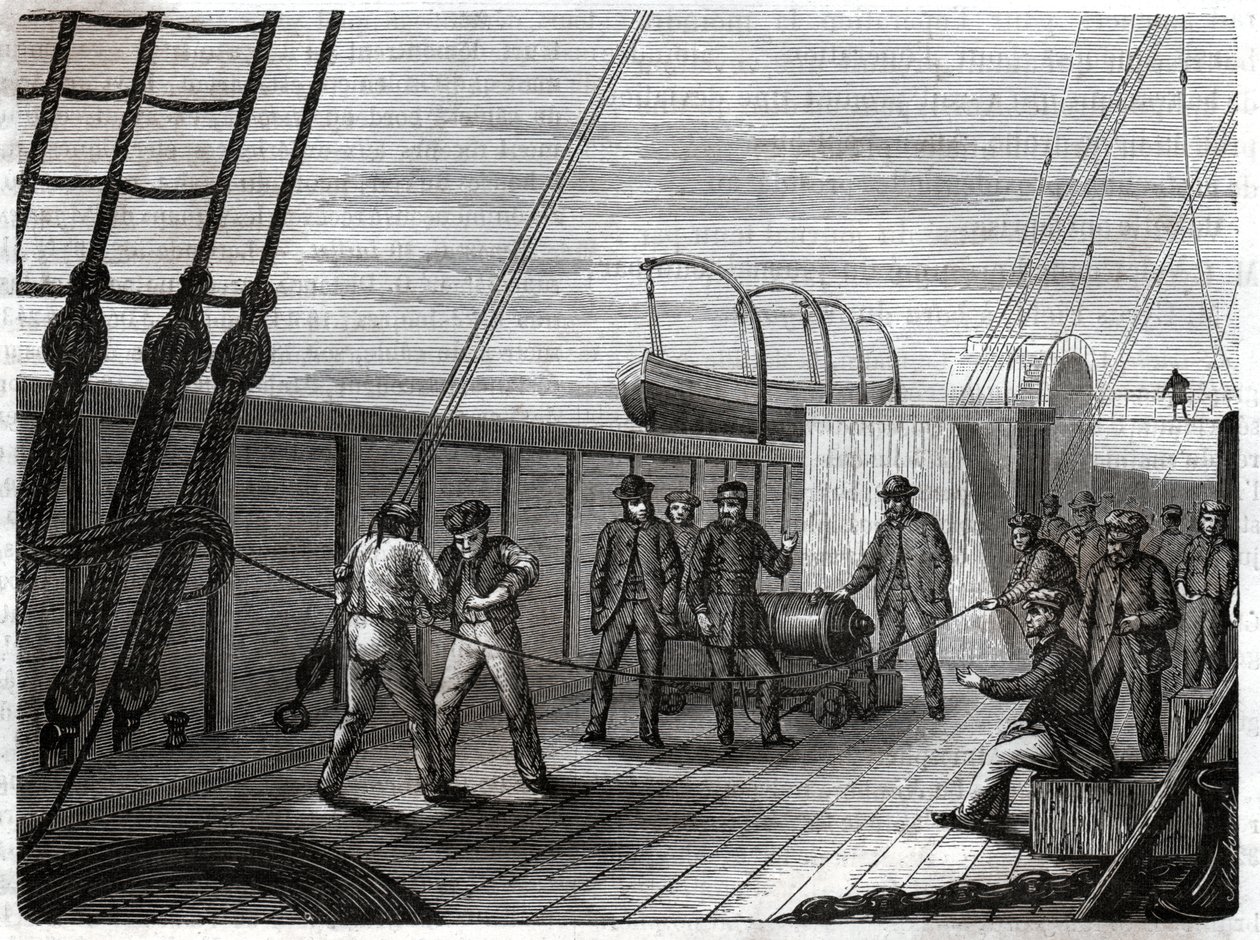 Cable telegraphique sous marin. Tenger alatti távirati kábel. alkotó: Frederick (attr. to) Barnard