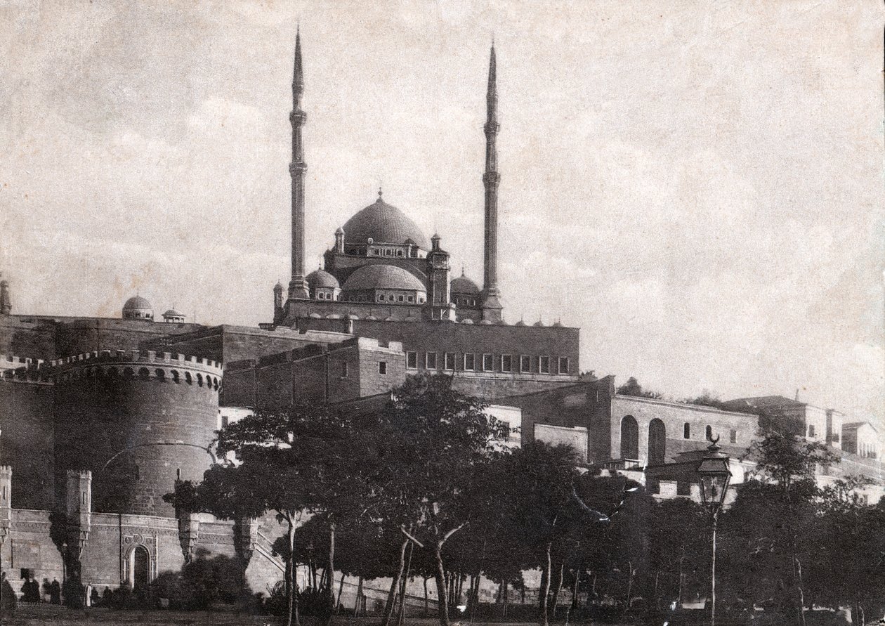 Kairó, Szaladin (Egyiptom) fellegvára. 1920 körül (f/w fotó) alkotó: . .