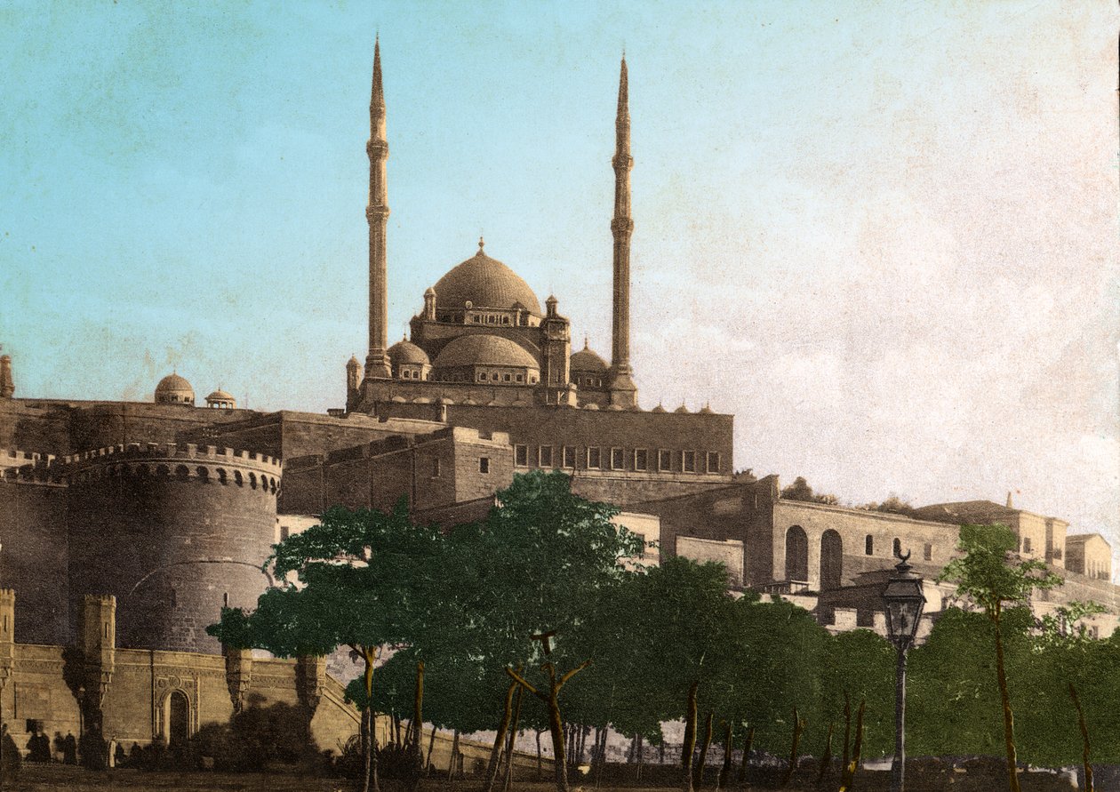 Kairó, Szaladin fellegvára (Egyiptom). 1920 körül (fotó) alkotó: . .