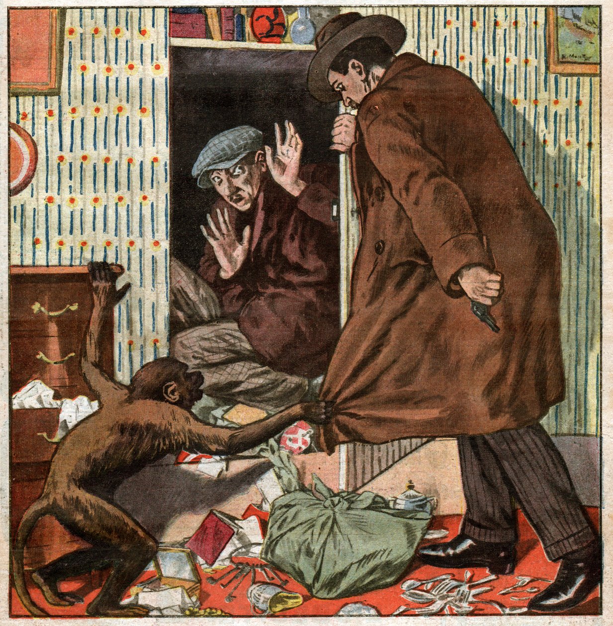 Betörés Franciaországban. Betörés Franciaországban. alkotó: Ferdinand Georg Waldmuller