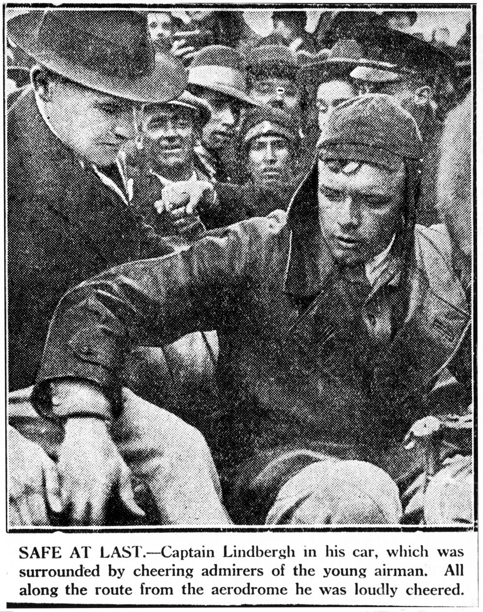 Charles Augustus Lindbergh amerikai pilóta, 1920 körül alkotó: Ferdinand Georg Waldmuller