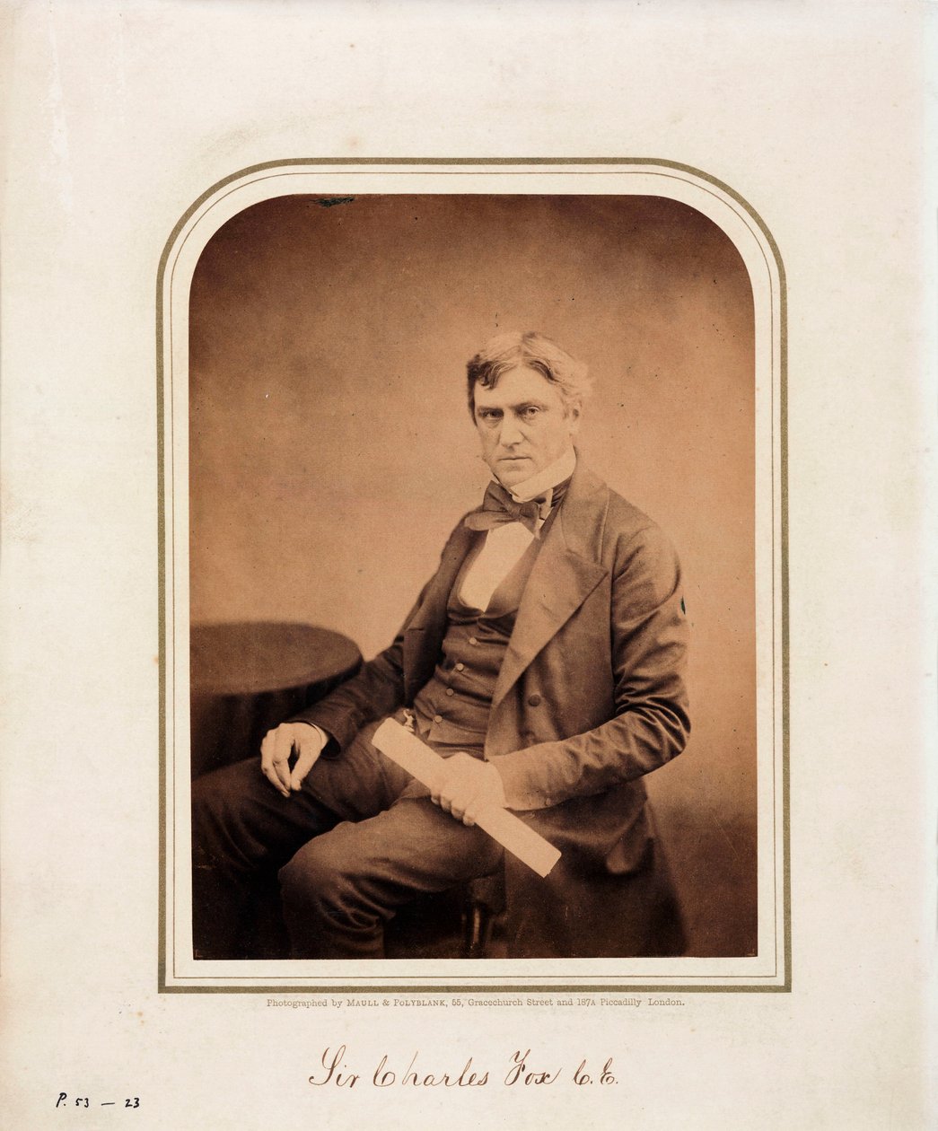 Charles Fox, mérnök alkotó: Ferdinand Georg Waldmuller