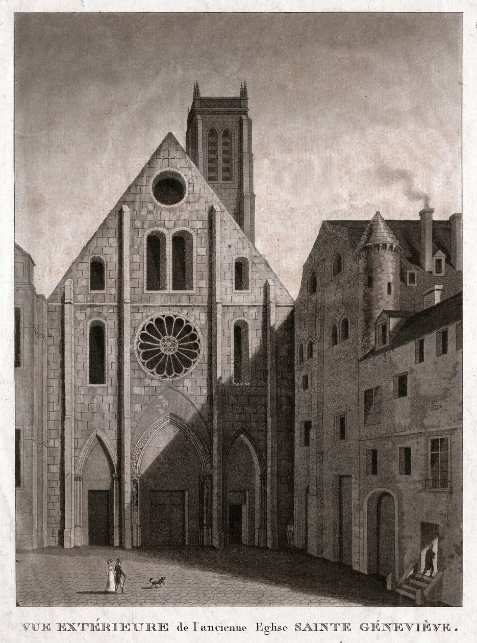 Sainte Genevieve-templom, 19. század eleje (metszet) alkotó: . .