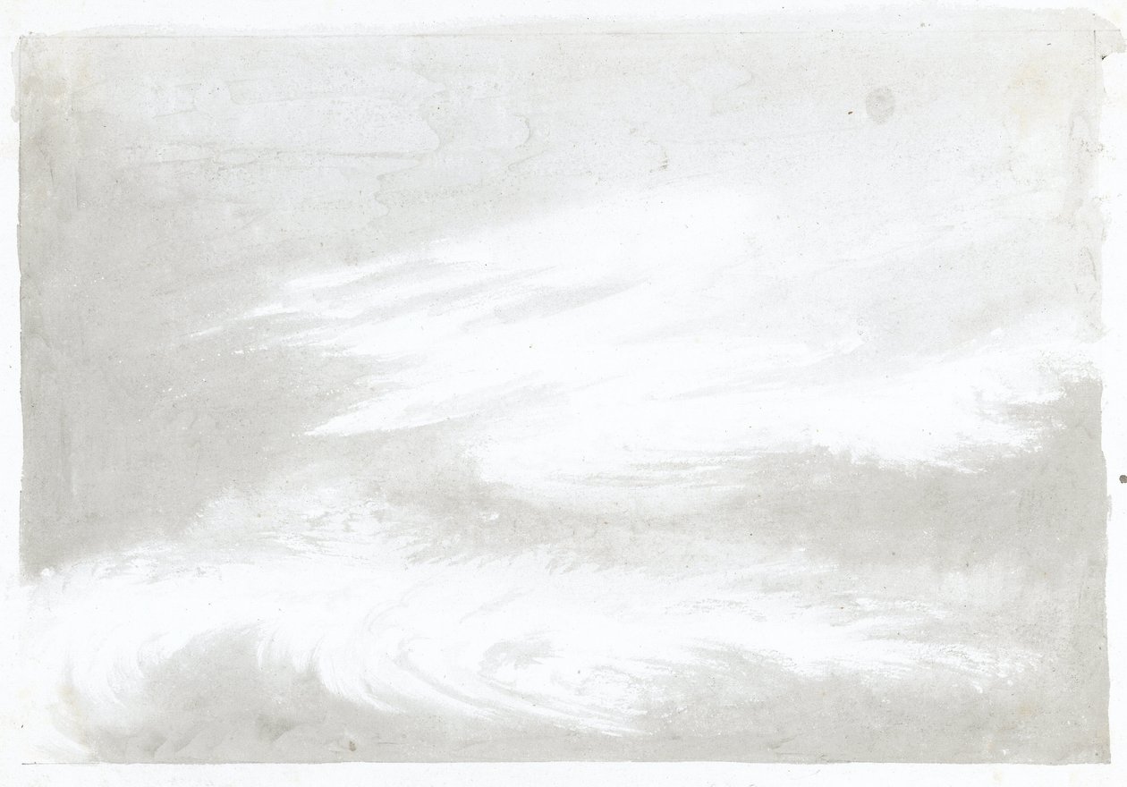 Luke Howard felhőtanulmánya, c 1808-1811 alkotó: Frederick (attr. to) Barnard