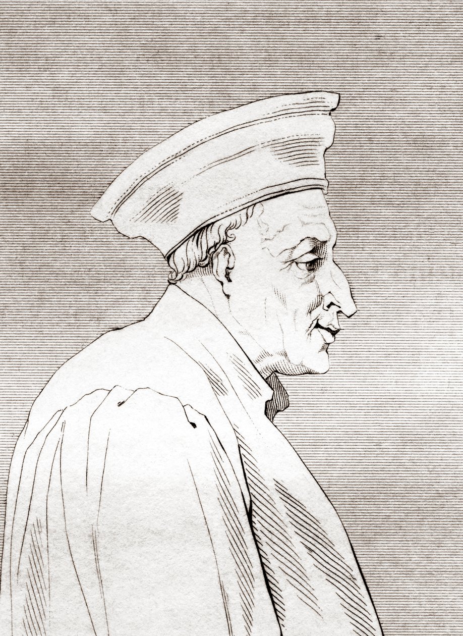 Còsimo di Giovanni degli Mèdici (1389–1464), a Medici politikai dinasztia első tagja, a Portrék és Festmények Történelmi Galériájából, 1808-ban. alkotó: Ferdinand Georg Waldmuller
