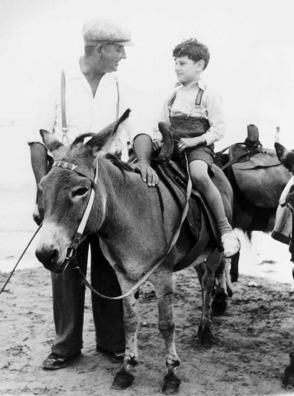 Szamárlovaglás Margate-ben, Kentben, 1949. augusztus 3 alkotó: Ferdinand Georg Waldmuller