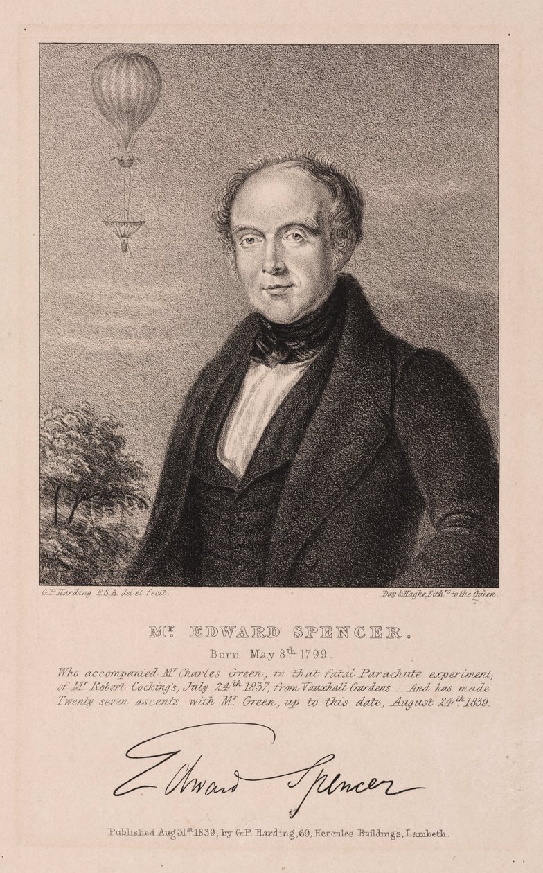 Edward Spencer angol ügyvéd és légiutas alkotó: Frederick (attr. to) Barnard