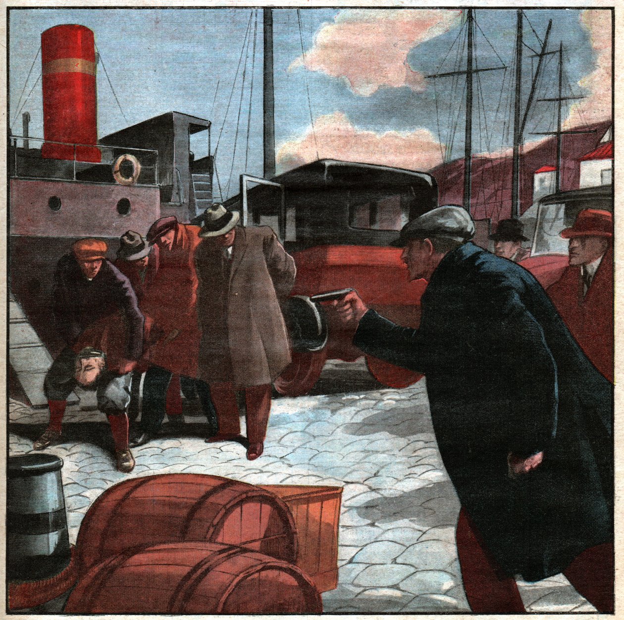 Georges Agabekov elrablása. Georges Agabekov elrablása. alkotó: Ferdinand Georg Waldmuller