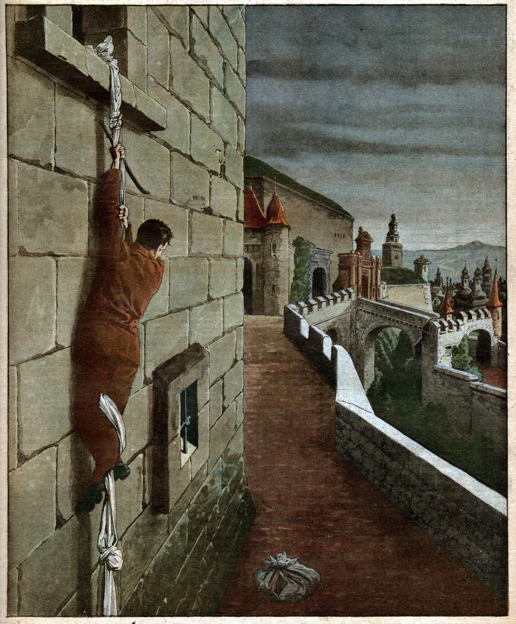 Egy francia kém szökése. Egy francia kém menekülése. alkotó: Ferdinand Georg Waldmuller