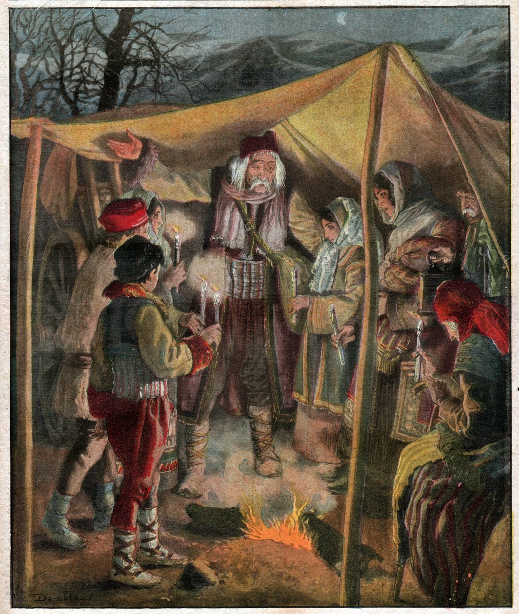 A szerb lakosság elvándorlása alkotó: Ferdinand Georg Waldmuller