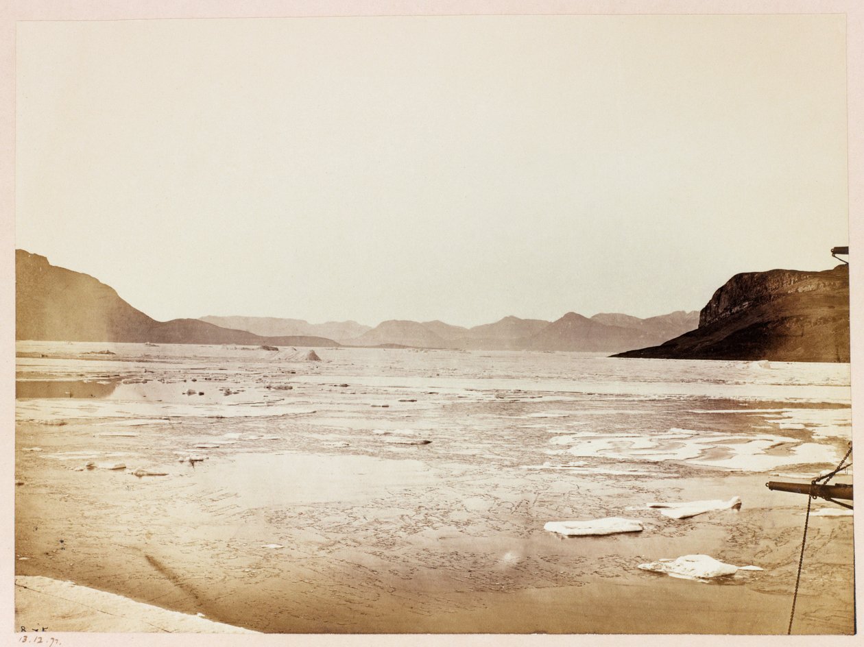 George Nares kapitány (1831-1915) sarkvidéki expedíciója (1875-1876): Dobbin-öböl északra néz alkotó: Frederick (attr. to) Barnard