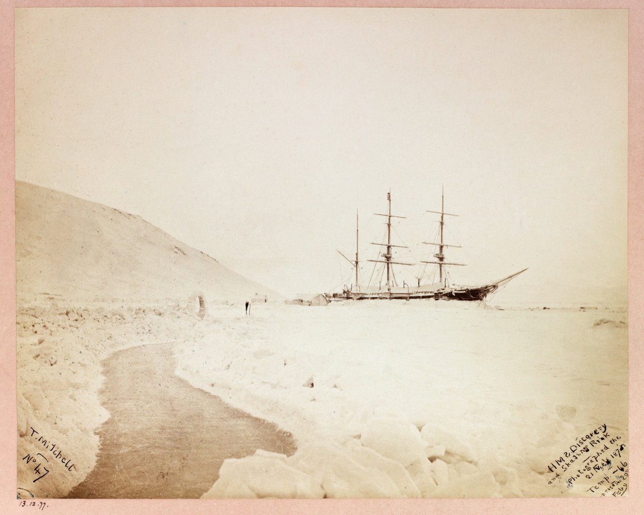 George Nares kapitány (1831-1915) sarkvidéki expedíciója (1875-1876): H alkotó: Frederick (attr. to) Barnard