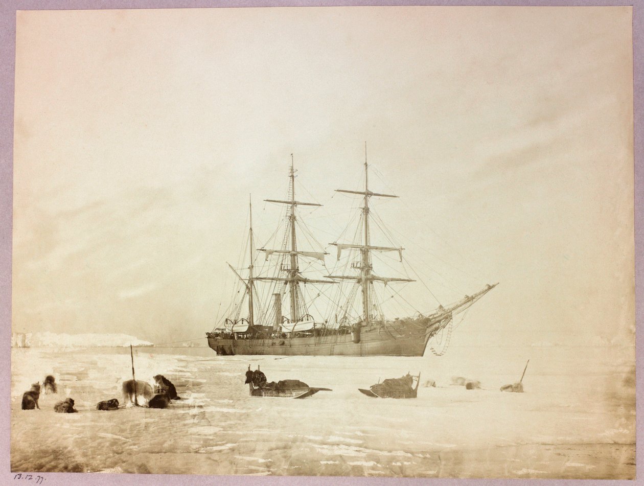 George Nares kapitány (1831-1915) sarkvidéki expedíciója (1875-1876): H alkotó: Frederick (attr. to) Barnard