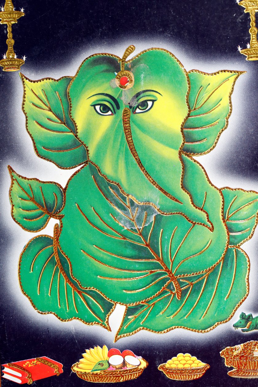 Ganesha vagy Ganapati: az elefántfejű hindu isten. alkotó: . .