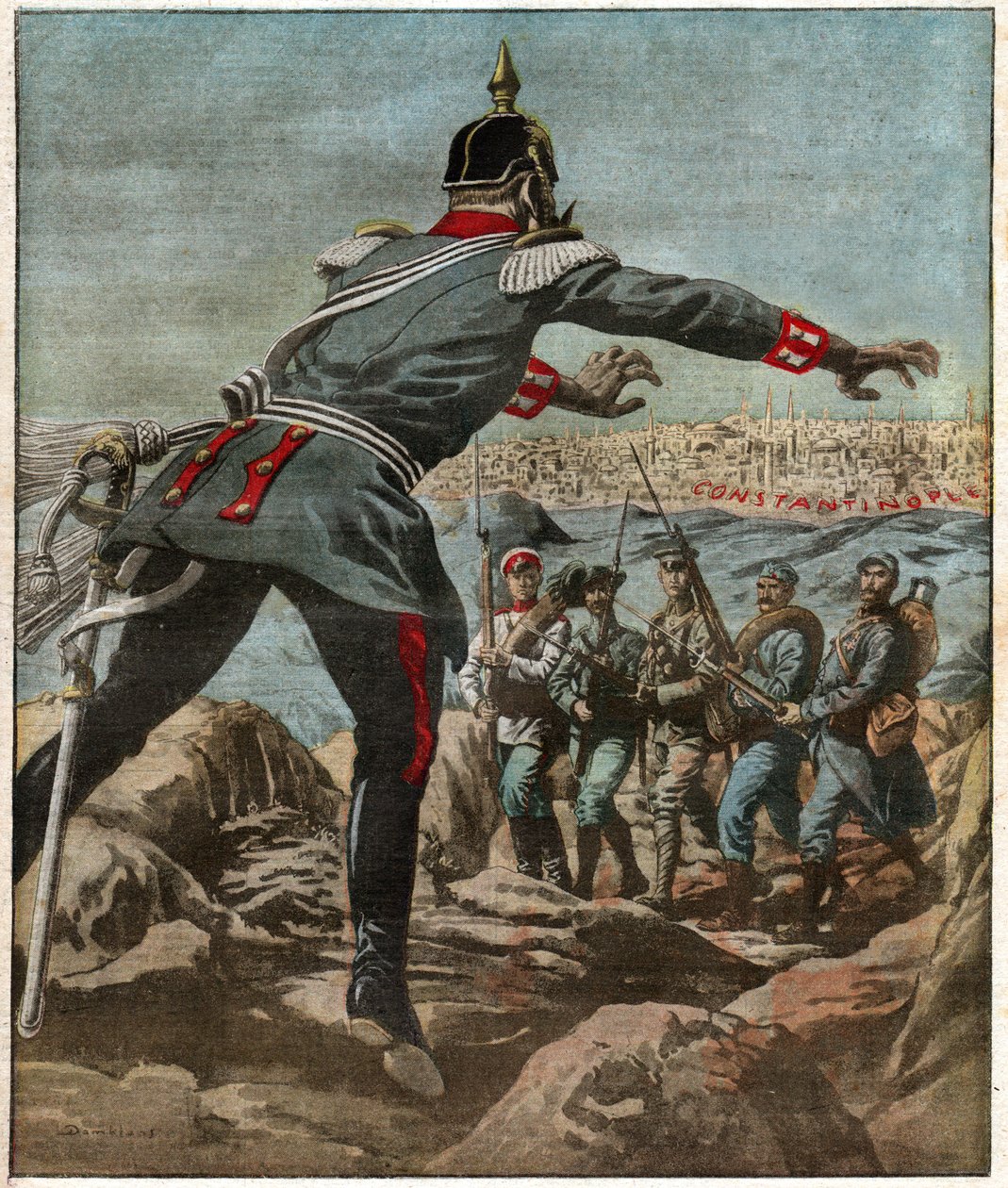 Háború a Balkánon. Háború a Balkánon. alkotó: Ferdinand Georg Waldmuller