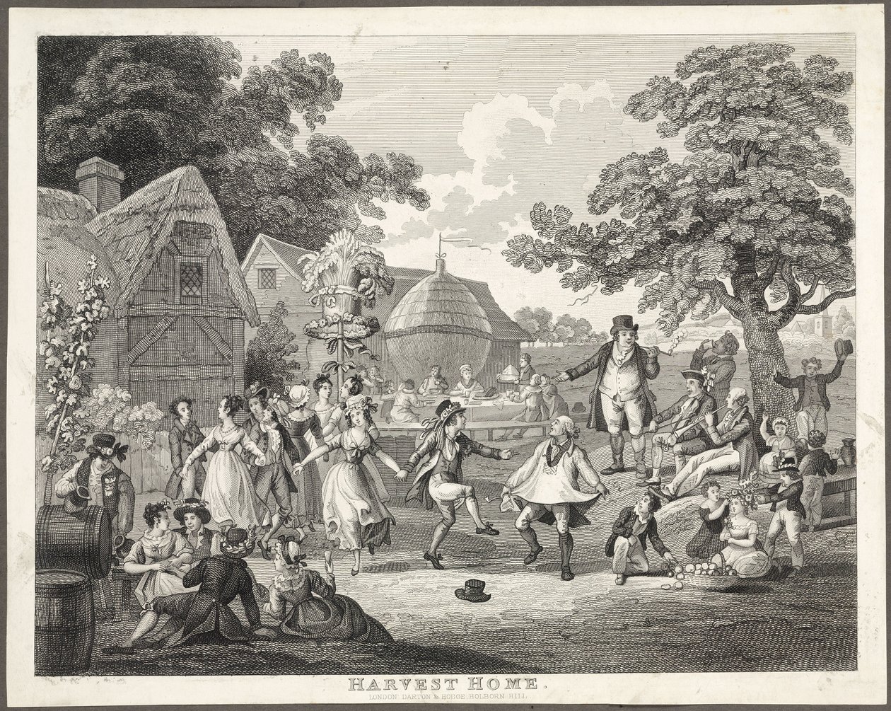 „Szüreti ház”, 1810-1820 alkotó: Frederick (attr. to) Barnard