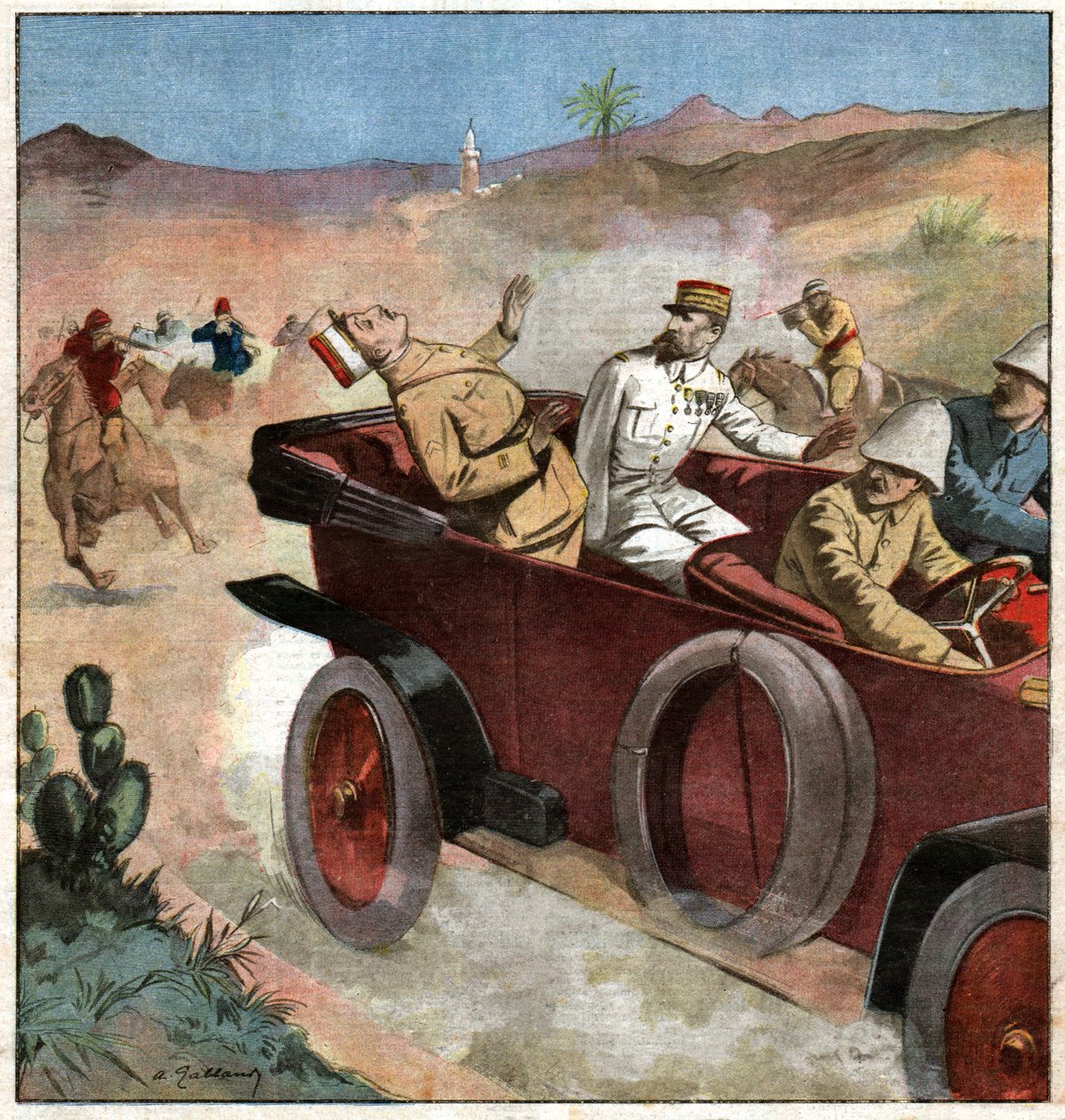 Henri Gouraud. alkotó: Ferdinand Georg Waldmuller
