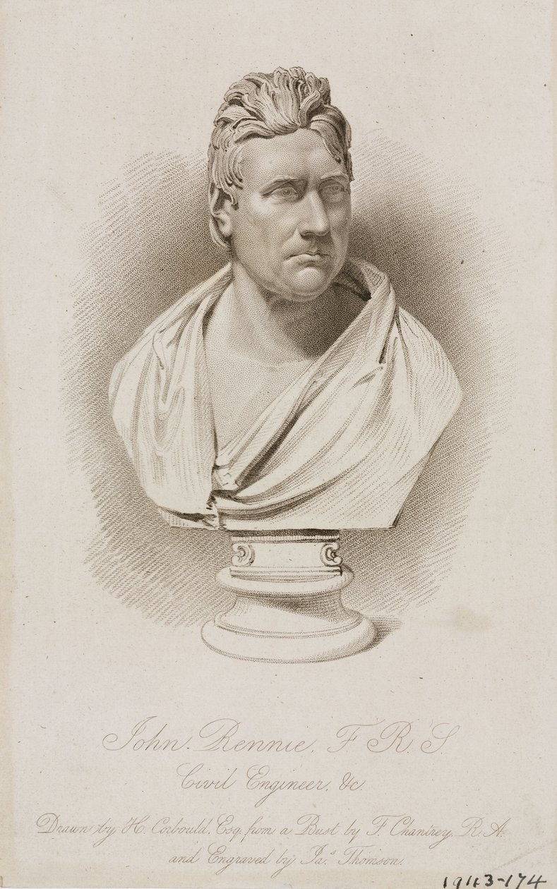 John Rennie skót építőmérnök, 1810-es évek alkotó: Frederick (attr. to) Barnard