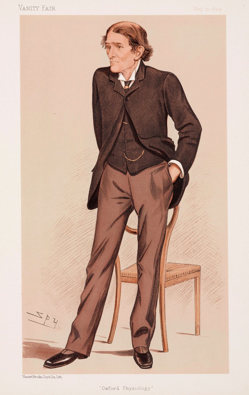 John Scott Burdon Sanderson, brit fiziológiaprofesszor alkotó: Henry Charles Fehr