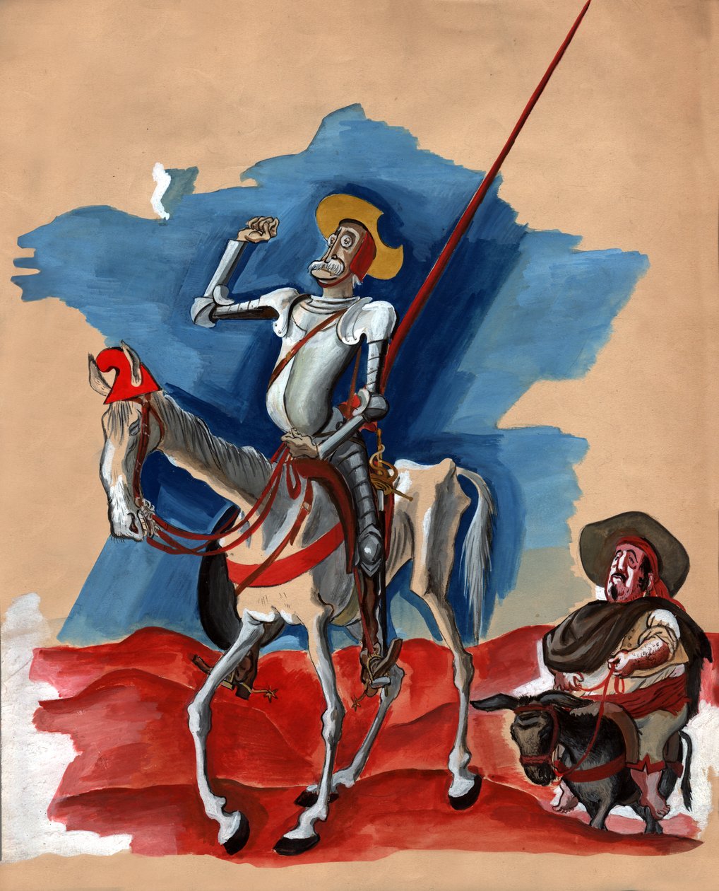Leon Blum Don Quijote, Francia Köztársaság, 1936 körül alkotó: . .