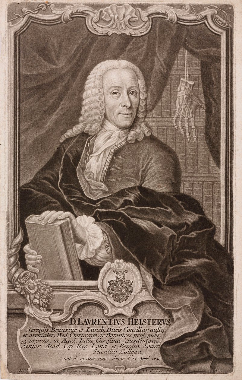 Lorenz Heister német sebész alkotó: Henry Charles Fehr